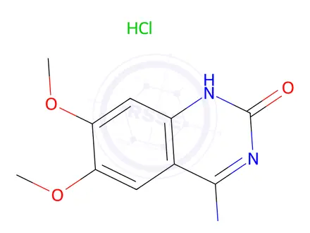 Chemical structure of 4-Amino-6,7-dimethoxyquinazolin-2(1H)-one Hydrochloride