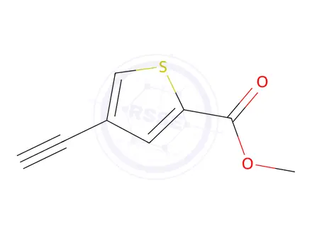 Chemical structure of Methyl 4-ethynylthiophene-2-carboxylate