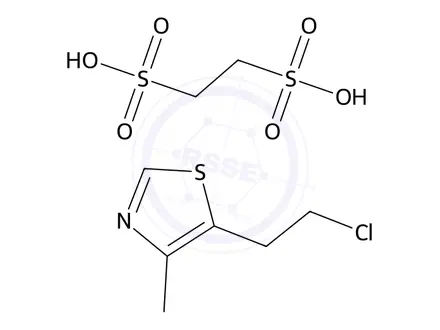 Chemical structure of clomethiazole ethane-1,2-disulfonate