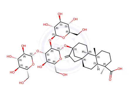Chemical structure of rebaudioside B