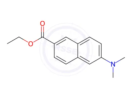 Chemical structure of Ethyl 6-(dimethylamino)-2-naphthoate