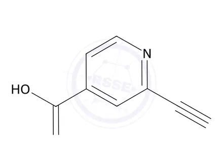 Chemical structure of 2-Ethynylisonicotinic acid