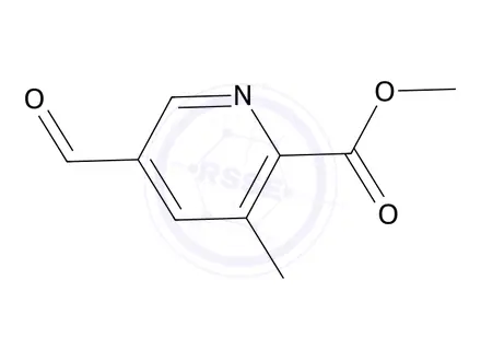 Chemical structure of Methyl 5-formyl-3-methylpicolinate