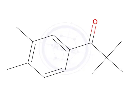 Chemical structure of 2,2,3',4'-Tetramethylpropiophenone