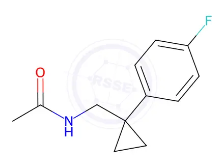 Chemical structure of N-((1-(4-Fluorophenyl)cyclopropyl)methyl)acetamide