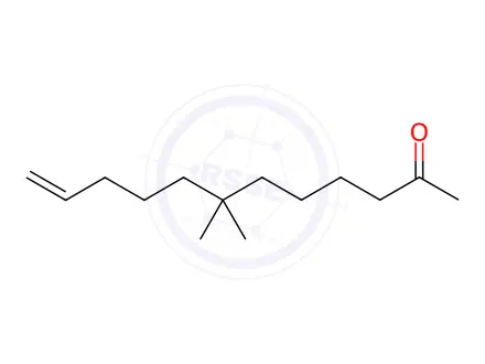 Chemical structure of 7,7-Dimethyl-11-dodecen-2-one