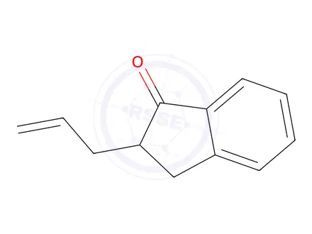 Chemical structure of 2-Allyl-2,3-dihydro-1H-inden-1-one