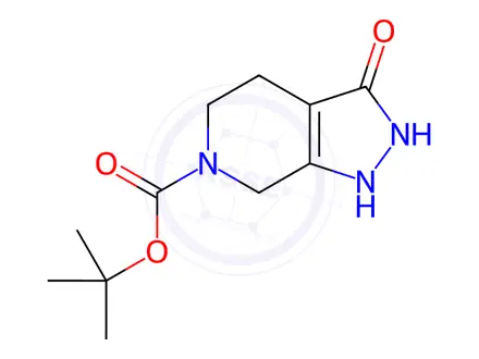 Chemical structure of Tert-butyl 3-hydroxy-2,4,5,7-tetrahydro-6H-pyrazolo[3,4-c]pyridine-6-carboxylate
