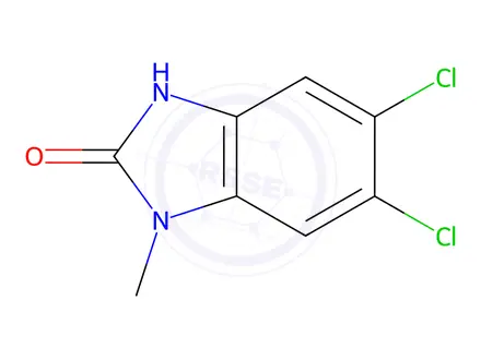Chemical structure of 5,6-Dichloro-1-methyl-1,3-dihydro-2H-benzo[d]imidazol-2-one