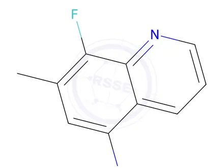 Chemical structure of 8-Fluoro-7-methylquinolin-5-amine