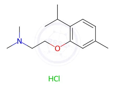 Chemical structure of 2-Thymoxyethyldimethylamine Hydrochloride