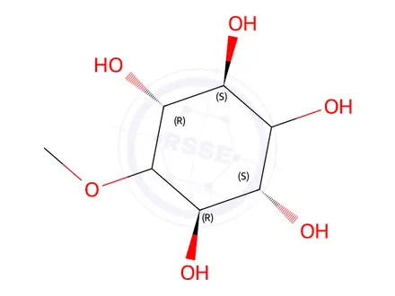 Chemical structure of quebrachitol