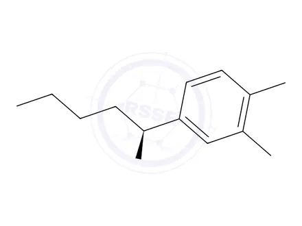 Chemical structure of (S)-1-(3,4-dimethylphenyl)pentan-1-amine
