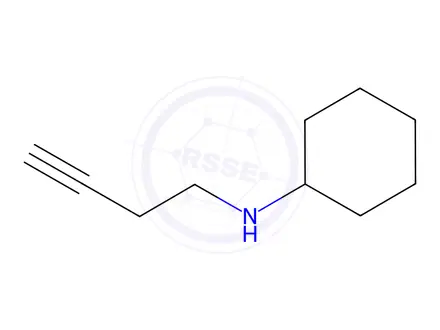 Chemical structure of n-(But-3-yn-1-yl)cyclohexanamine