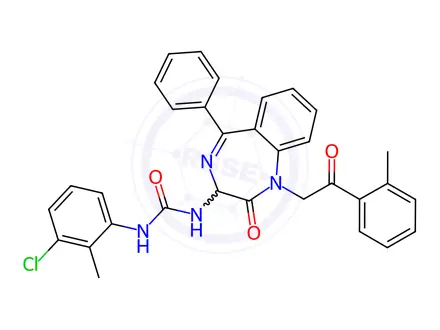 Chemical structure of YM 022 Impurity 50