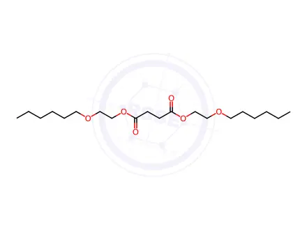 Chemical structure of bis(2-hexoxyethyl) butanedioate