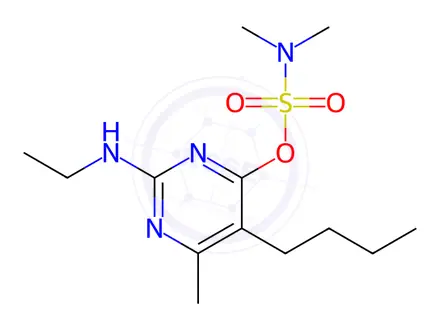 Chemical structure of Bupirimate