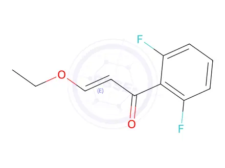 Chemical structure of 1-(2,6-Difluorophenyl)-3-ethoxyprop-2-en-1-one