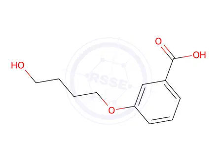 Chemical structure of 3-(4-Hydroxybutoxy)benzoic acid