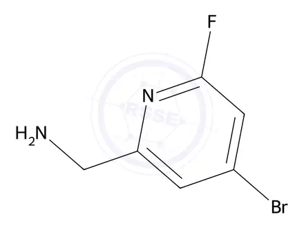 Chemical structure of (4-Bromo-6-fluoropyridin-2-yl)methanamine