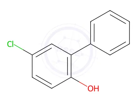 Chemical structure of 2-Hydroxy-5-chlorobiphenyl