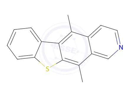 Chemical structure of 5,11-Dimethylbenzo[4,5]thieno[3,2-g]isoquinoline