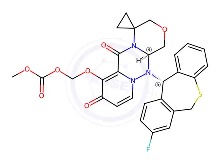 Chemical structure of Suraxavir Marboxil Impurity 51