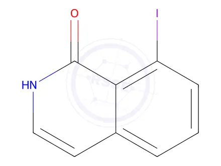 Chemical structure of 8-Iodoisoquinolin-1(2H)-one