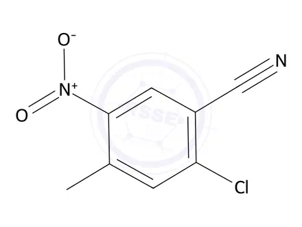 Chemical structure of 2-Chloro-4-methyl-5-nitrobenzonitrile