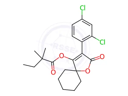 Chemical structure of Spirodiclofen