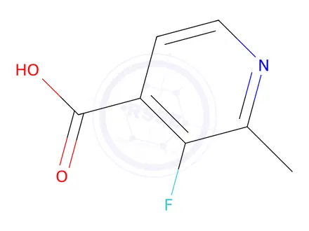 Chemical structure of 3-Fluoro-2-methylisonicotinic acid