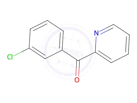 Chemical structure of (3-chlorophenyl)(pyridin-2-yl)methanone