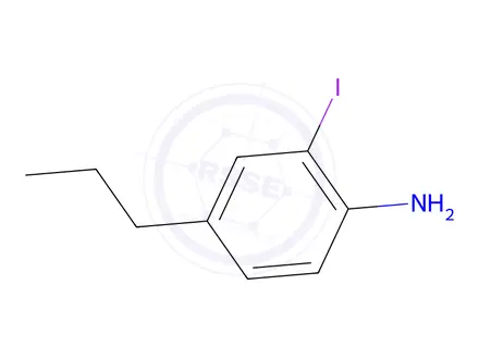 Chemical structure of 2-Iodo-4-propylaniline