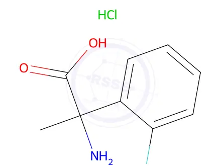 Chemical structure of (R)-2-Amino-2-(2-fluorophenyl)propanoic acid