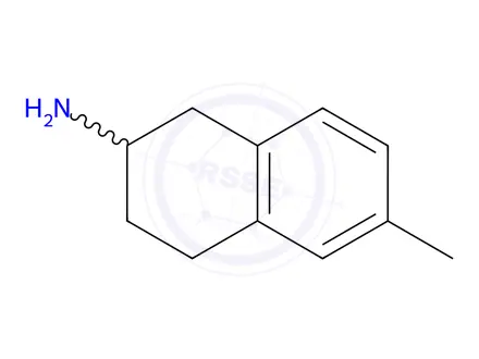 Chemical structure of 2-Naphthalenamine, 1,2,3,4-tetrahydro-6-methyl-