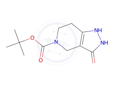Chemical structure of 3-Hydroxy-2,4,6,7-tetrahydro-pyrazolo[4,3-c]pyridine-5-carboxylic Acid Tert-butyl Ester
