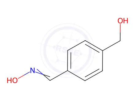 Chemical structure of 4-(Hydroxymethyl)benzaldehyde Oxime