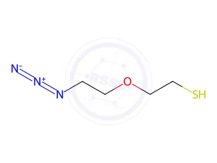 Chemical structure of SH-PEG1-N3