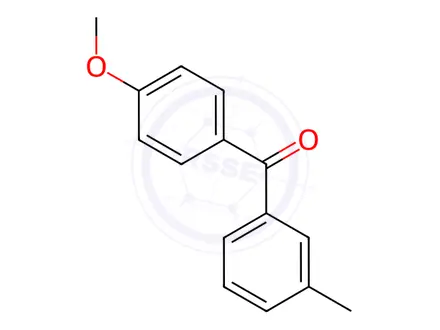 Chemical structure of 4`-Methoxy-3-methylbenzophenone