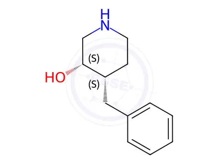 Chemical structure of (3S,4S)-4-Benzylpiperidin-3-ol