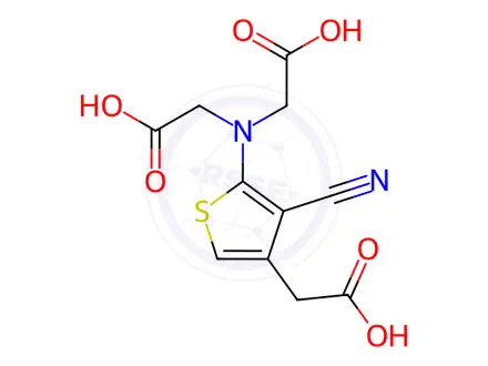 Chemical structure of Descarbosy Ranelic Acid