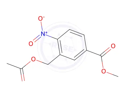 Chemical structure of Methyl 3-(acetoxymethyl)-4-nitrobenzoate