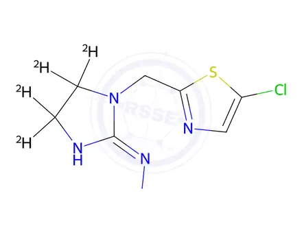 Chemical structure of Imidaclothiz-d4