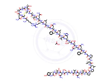 Chemical structure of Pramlintide Acetate