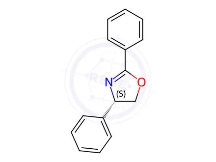 Chemical structure of (S)-2,4-Diphenyl-4,5-dihydrooxazole