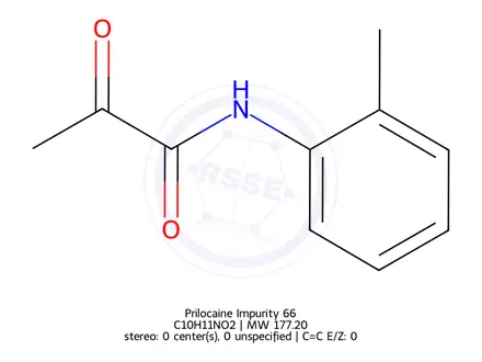 Chemical structure of Prilocaine Impurity 66