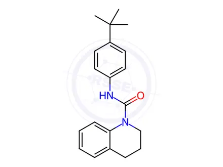 Chemical structure of N-(4-(tert-butyl)phenyl)-3,4-dihydroquinoline-1(2H)-carboxamide