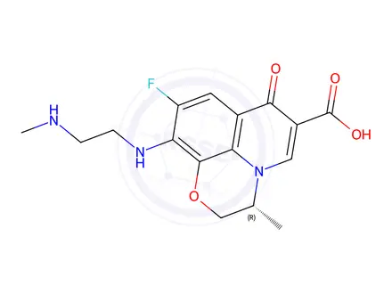 Chemical structure of Levofloxacin Impurity 61