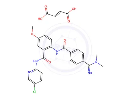 Chemical structure of Betrixaban Maleate