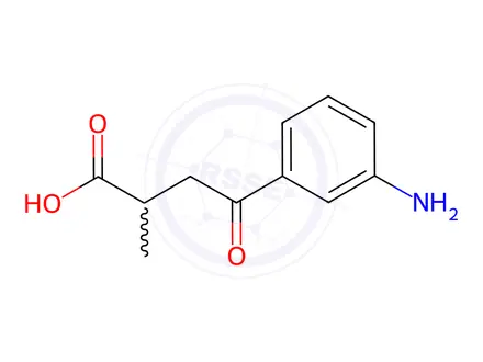 Chemical structure of 4-(3-Aminophenyl)-2-methyl-4-oxobutyric acid